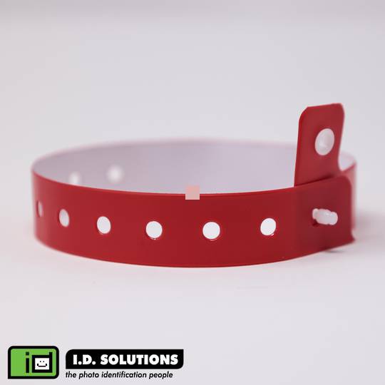 Red Vinyl Wristbands (3)